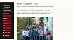 Desktop Screenshot of emersonlab.org