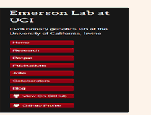 Tablet Screenshot of emersonlab.org